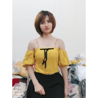 áo cúp ngực croprop siêu xinh