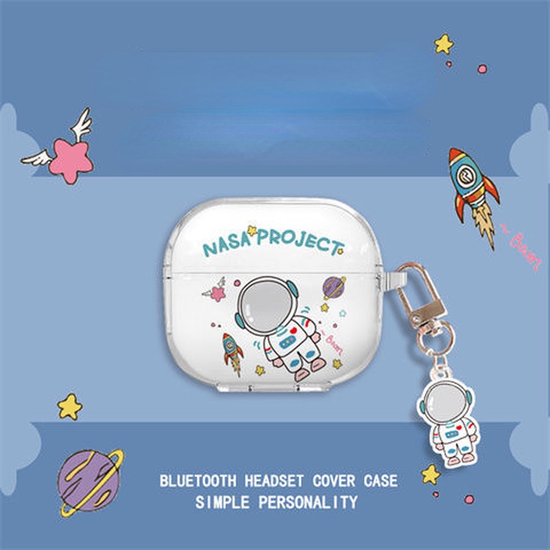 DISNEY Vỏ Bảo Vệ Hộp Sạc Tai Nghe Airpods F6 Mềm Hình Dâu Tây/Gấu Snoopy/ Snoopy Dễ Thương