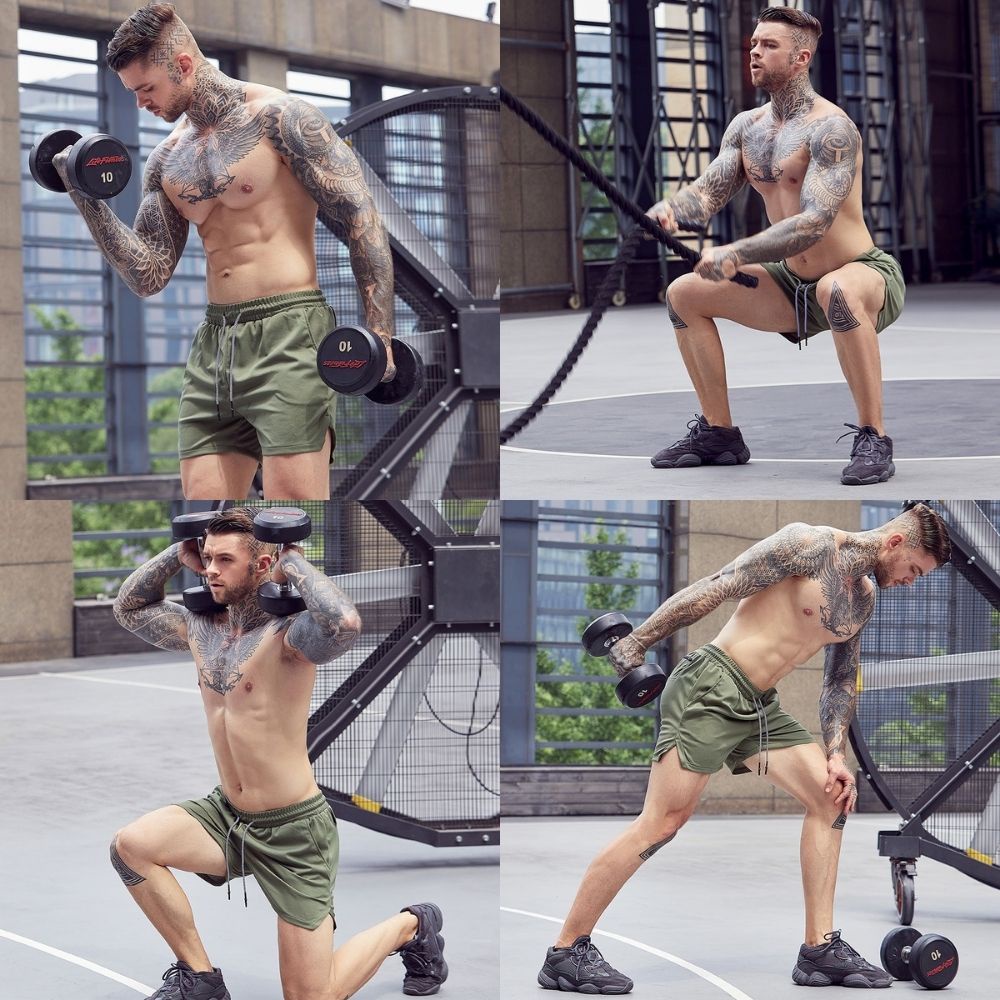 Quần đùi thể thao thấm hút mồ hôi nhanh dành cho nam