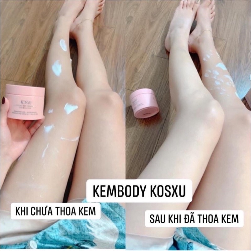 Kem body dưỡng trắng Glutathione B5 Kosxu