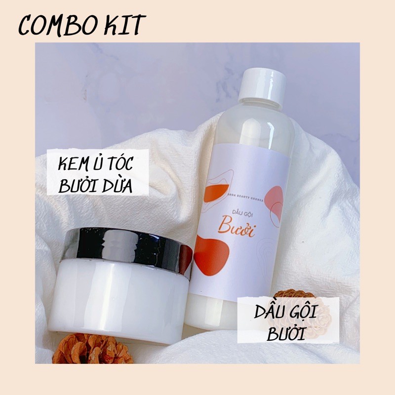 COMBO KIT - Bộ Sản Phẩm Chăm Sóc Tóc Dành Cho Đi Du Lịch - SODA Beauty Corner.