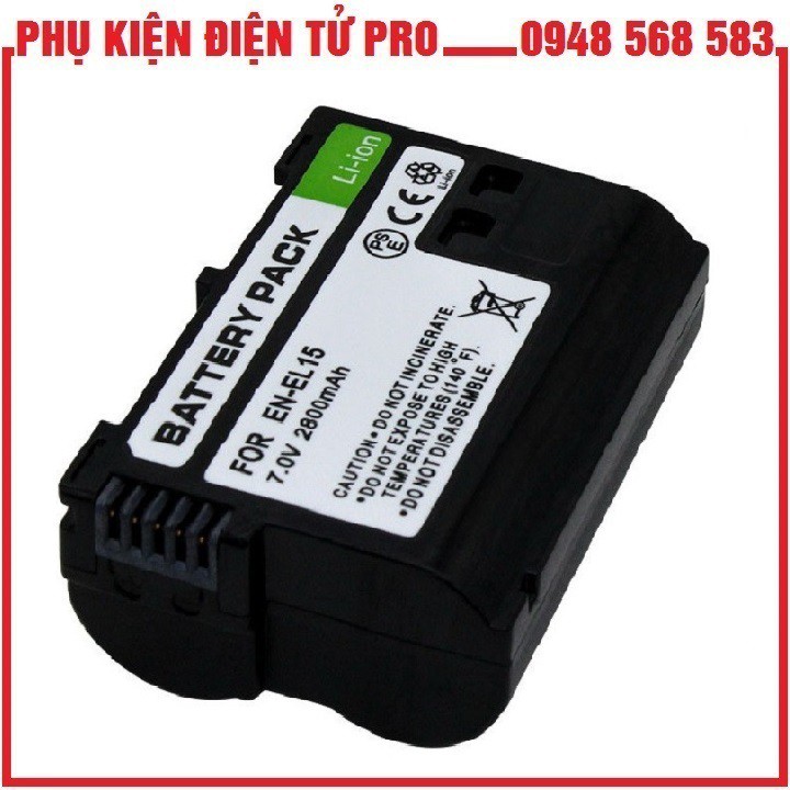 PIN MÁY ẢNH NIKON EN-EL15 2800MAH