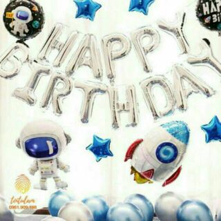 Sét bóng phi hàng gia trang trí sinh nhật