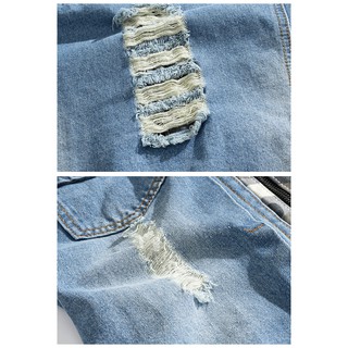 Áo Khoác Denim Sát Nách Cho Nam