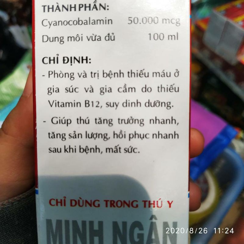 Vitamin B12 chống sốc, giải độc cho cây cảnh