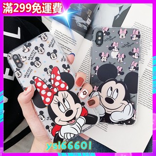 Ốp Lưng Nhựa Dẻo Hình Chuột Mickey / Minnie Cho Cặp Đôi