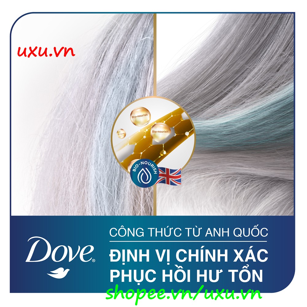 Dầu Xả Tóc Dove 335G Giúp Tóc Phục Hồi Hư Tổn, Với uxu.vn Tất Cả Là Chính Hãng.