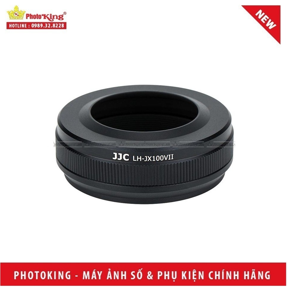 [Mã 99ELHA giảm 7% đơn 300K] Loa che ống kính Hood JJC LHJX100VII Metal lens hood for Fuji X100 series (Black)