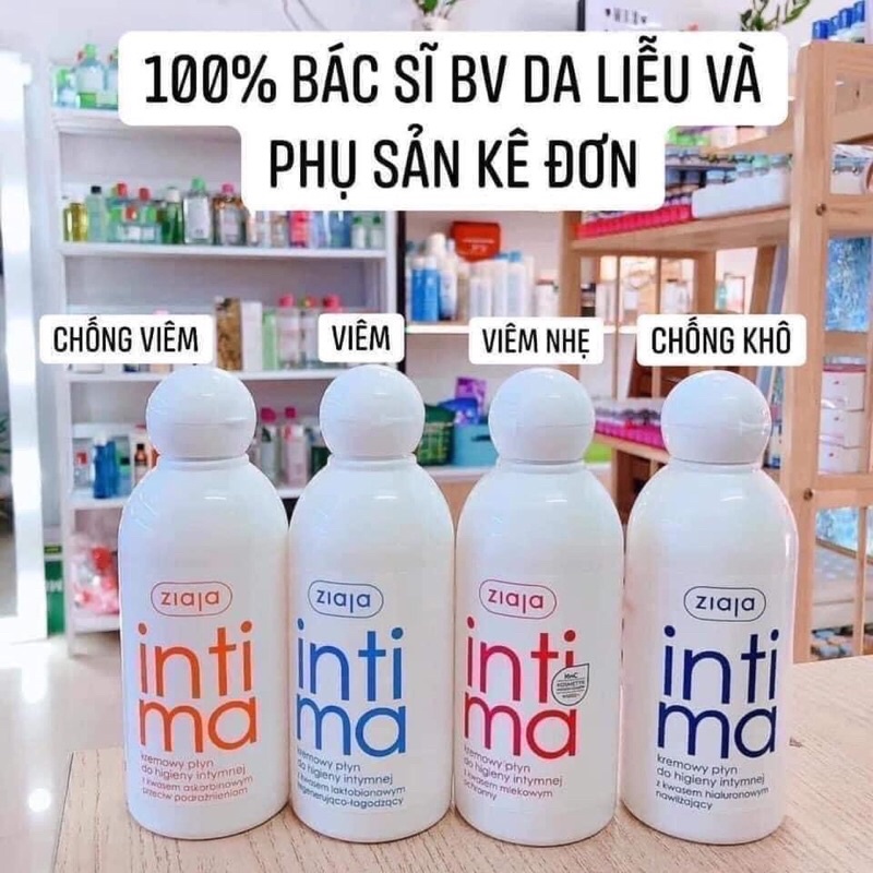 Dung Dịch Vệ Sinh Phụ Nữ Ziaja Intima-Nội Địa BaLan 200ml