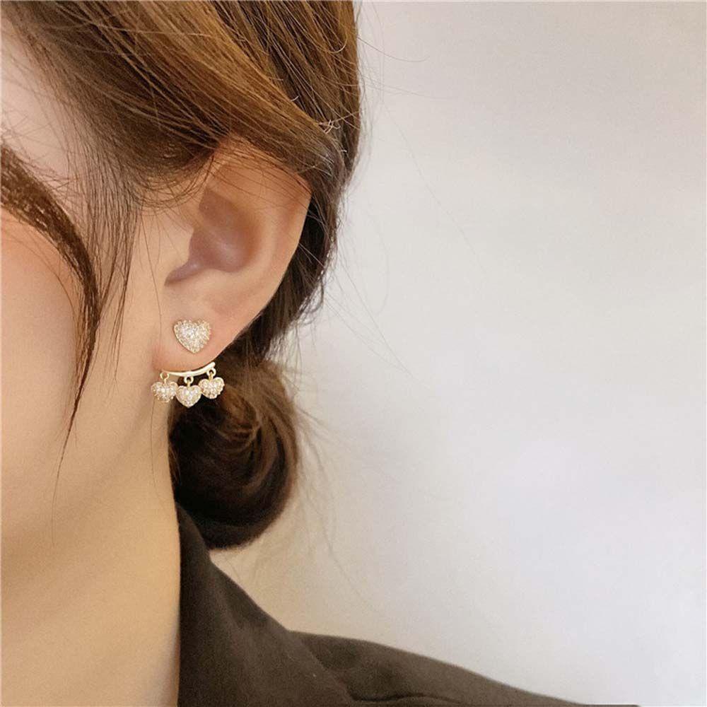 Bernardo Bông Tai Hình Trái Tim Thời Trang Dành Cho Nữ|Khuyên Tai Nữ Hình Giọt Nước Thời Trang