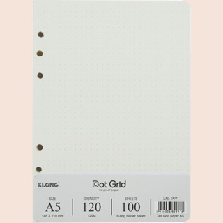 Ruột sổ còng Klong Dot Grid A5 - 100 tờ; MS: 997