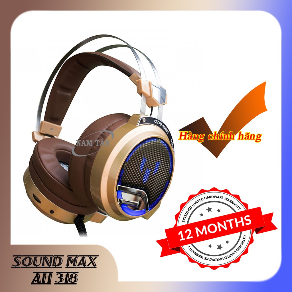 Tai nghe Gamming có Bass SoundMax AH318 (hàng chính hãng)