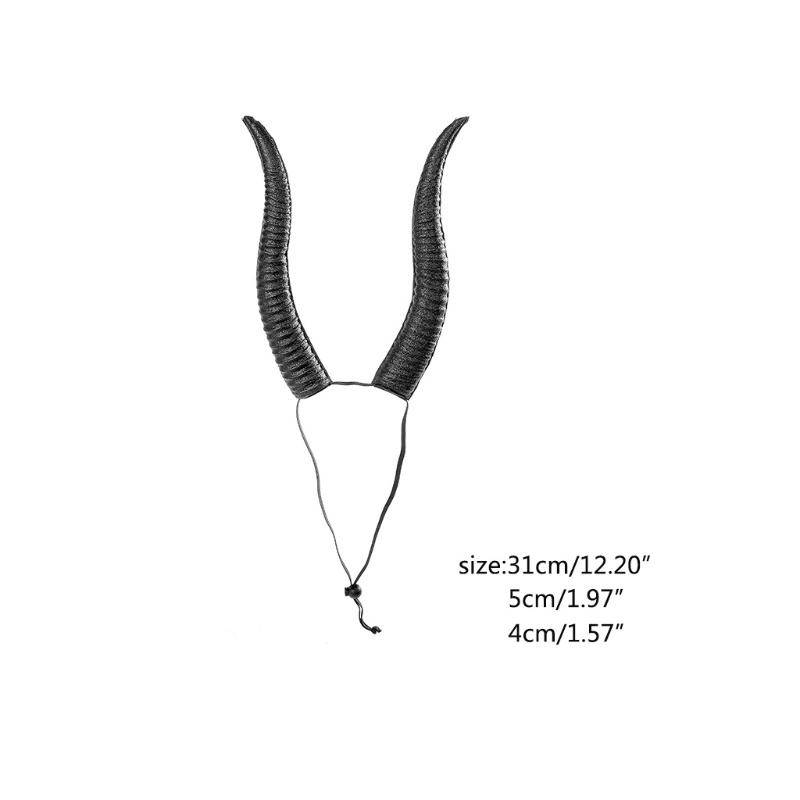 Băng Đô Cài Tóc Hình Sừng Cừu Cho Lễ Hội Hóa Trang