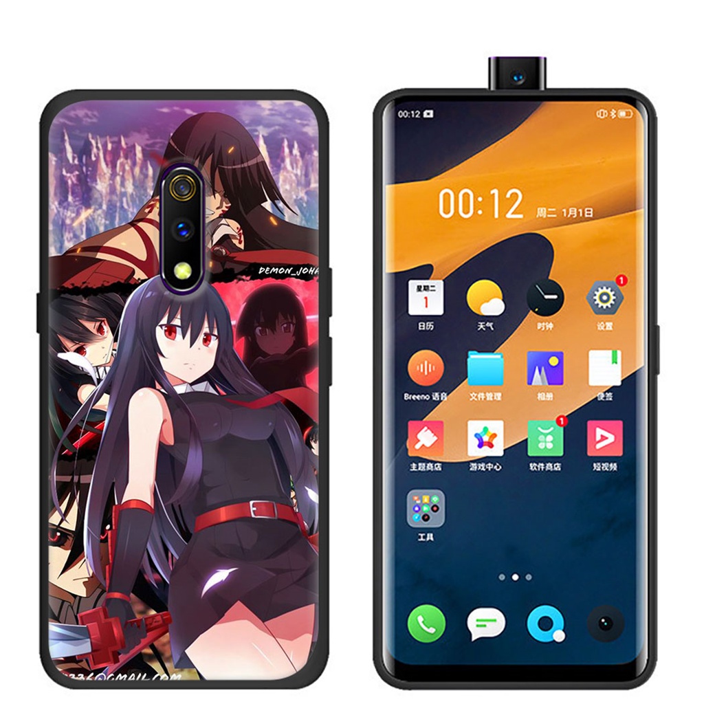 Ốp Điện Thoại TPU Silicon Mềm Hình Anime Akame Ga Kill Cho Realme Narzo 20 6 7 8 Pro 6i 7i 30A 89 Akame Ga Kill