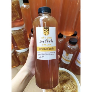 1l mật ong rừng hoa cà phê đắk lắk - thơm ngon, đậm đặc - bao đổi trả