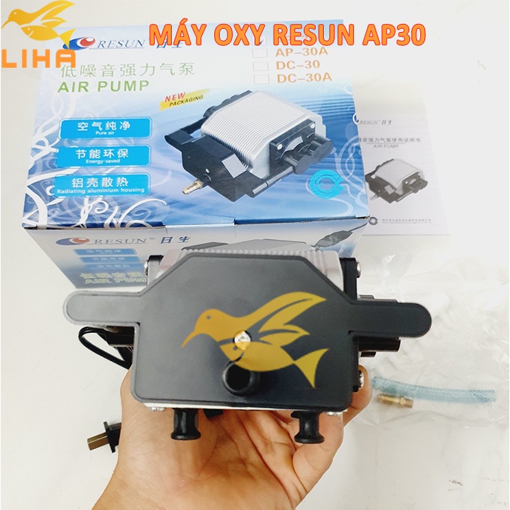 Máy Sủi Oxy Resun AP30 (16W-30Lít/Phút) - Sủi Khí Oxi Cho Bể Cá