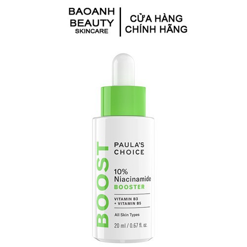 Paula's Choice 10% Niacinamide Booster- Tinh chất Thu Nhỏ Lỗ Chân Lông, Làm Sáng Da - FREESHIP 99K