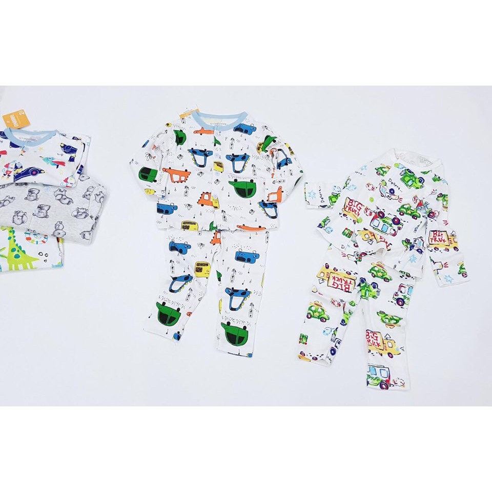 Bộ pizama bé trai cotton