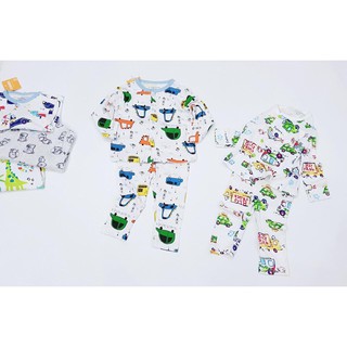 Bộ pizama bé trai cotton