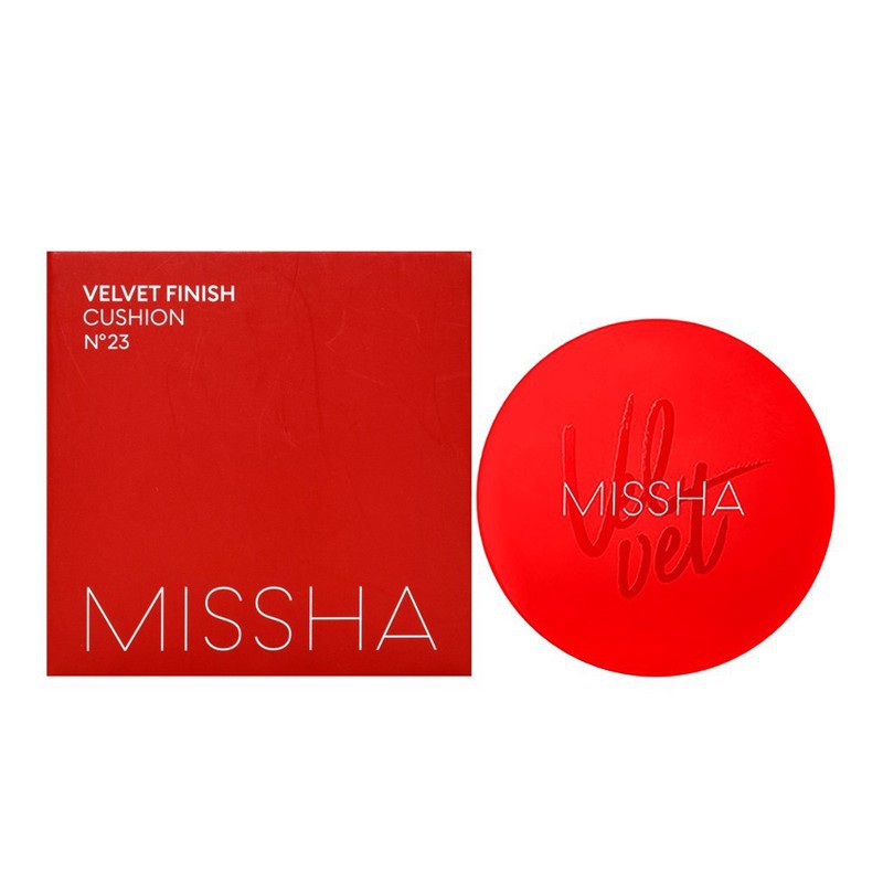 Phấn nước Missha Velvet Finish Cushion Vỏ Đỏ #Tone 23