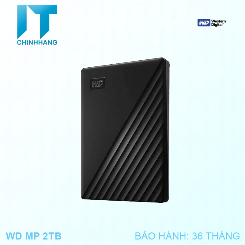 Ổ Cứng Di Động WD My Passport 2.5 2TB - Hàng Chính Hãng