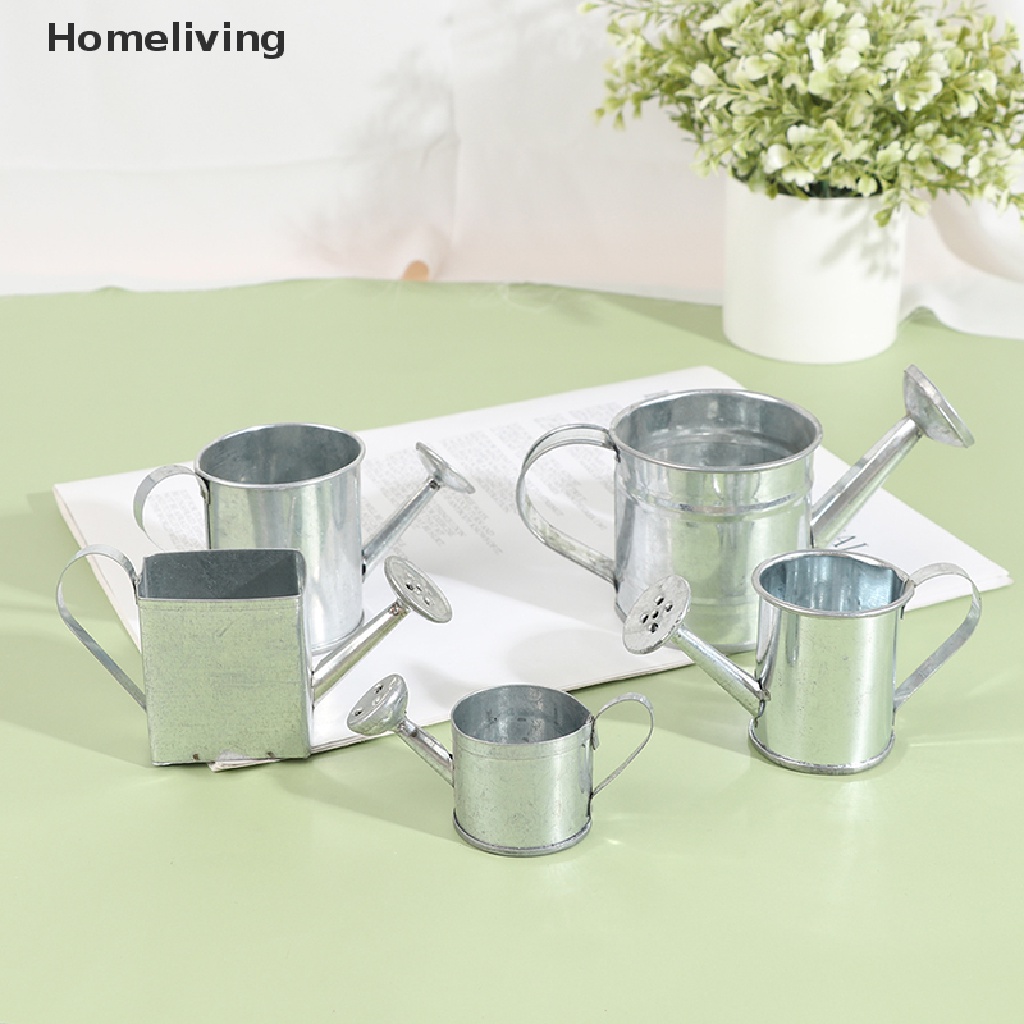 Bình Tưới Cây Mini Bằng Kim Loại Dùng Trang Trí Nhà Búp Bê