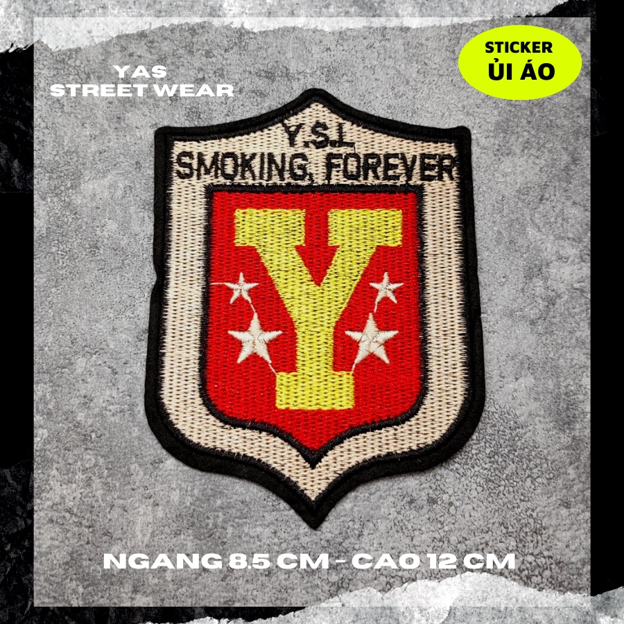 Sticker ủi áo cao cấp, miếng dán quần áo dùng làm Patch ủi, miếng vá quần áo, vá áo phao, trang trí BALO