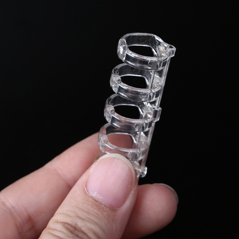 WMMB Five-hole Transparent Loose-leaf Plastic Binding Ring Punch Ring For Notebook