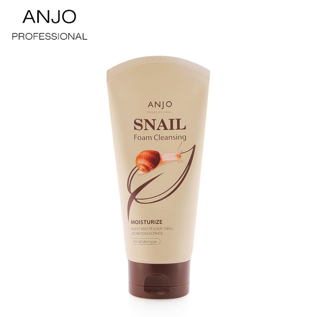 Sữa Rửa Mặt Dưỡng Ẩm Chiết Xuất Ốc Sên Anjo Snail Foam Cleansing 150ml