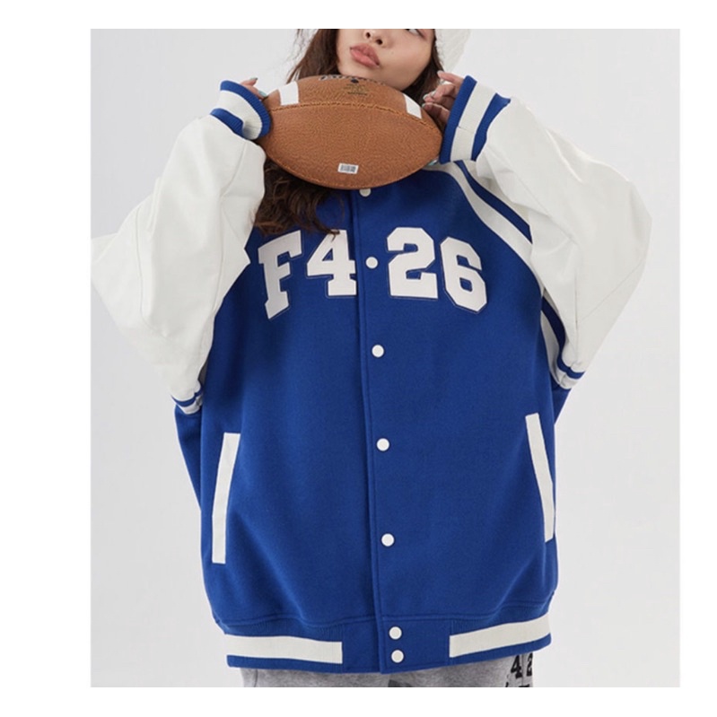 [LOẠI 1] Áo bomber - áo bóng chày form rộng unisex Nam Nữ phối tay trắng basic chuẩn form 5426 | BigBuy360 - bigbuy360.vn