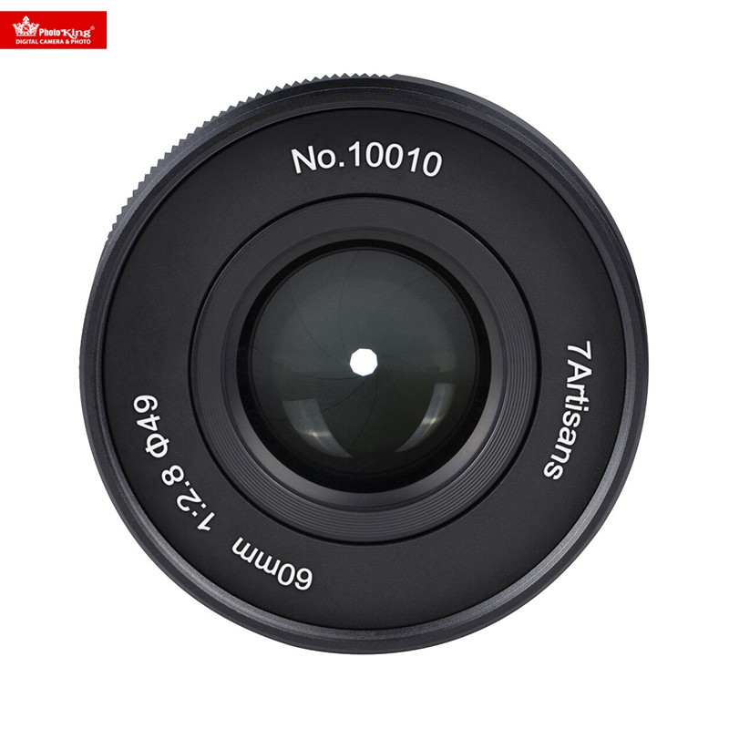 Ống kính MF 7Artisans 60mm f2.8 Macro Mark II cho Sony E, Fujifilm X, Olympus M43, Canon EOS-M và Nikon Z