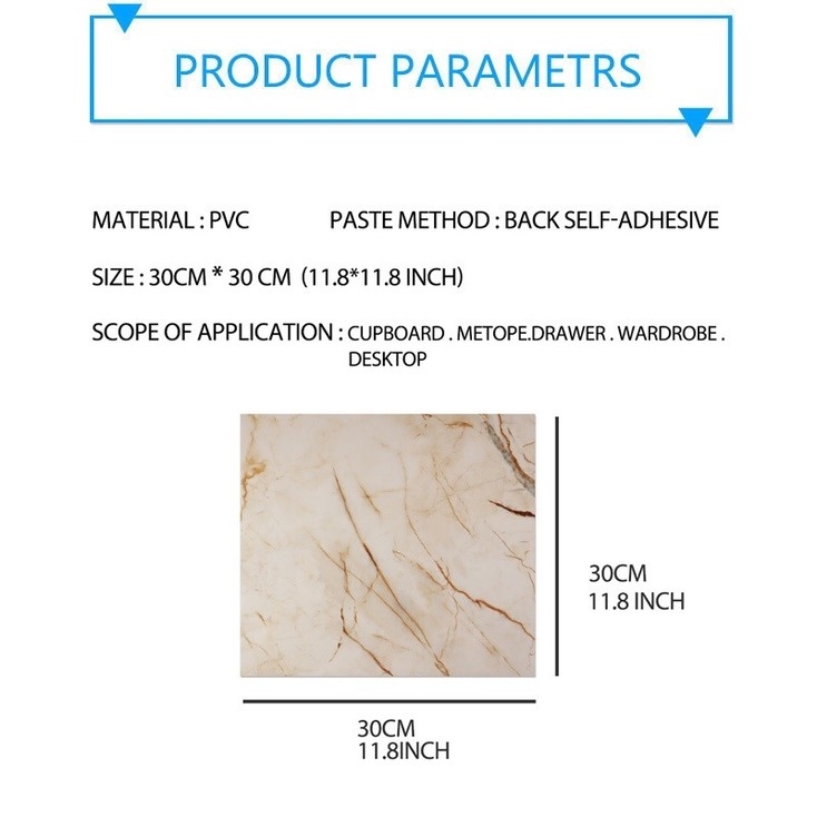 Miếng Dán Sàn Nhà Bằng PVC Mặt Nhám Chống Trượt Chống Thấm Nước Cho Nhà Tắm/Nhà Bếp