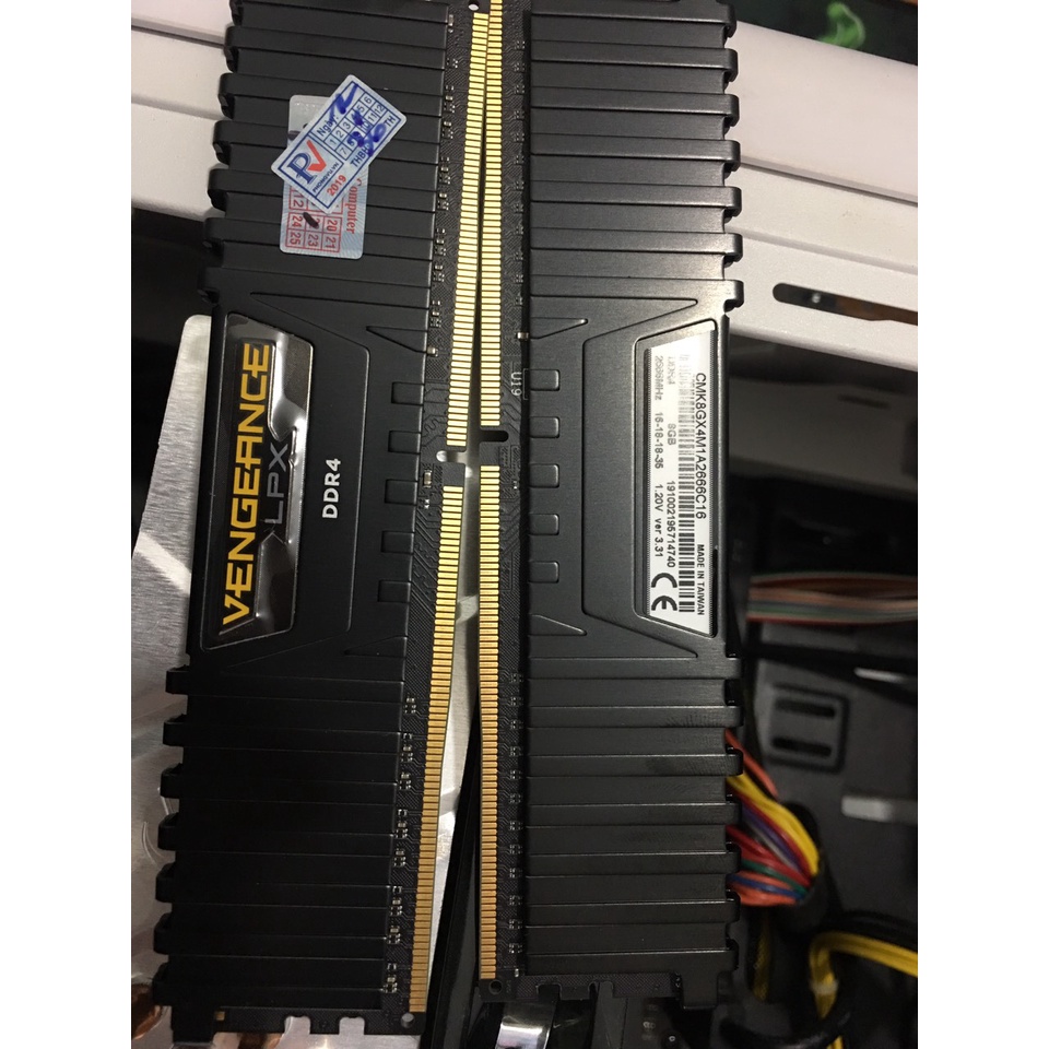 Ram PC Desktop Corsair Vengeance LPX RAM 16GB, 8GB DDR4 3200MHz Tản nhiệt thép - Hoàng Long Computer