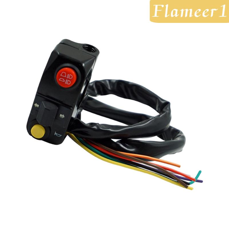 Công Tắc on / Off Gắn Tay Lái Xe Máy 22mm 7 / 8 &quot;on / Off Flame1