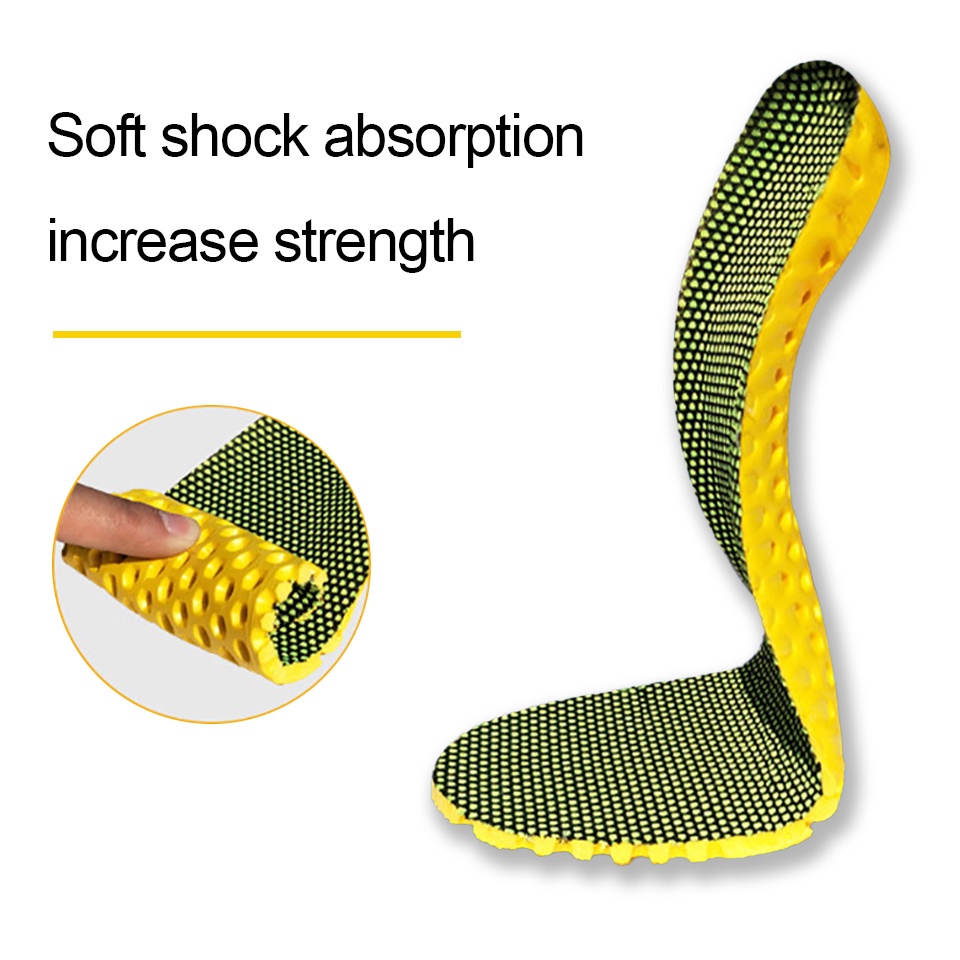 Miếng Lót Giày Sneaker Chạy Bộ Thoáng Khí Thấm Hút Mồ Hôi Không Trượt Bảo Vệ Bàn Chân