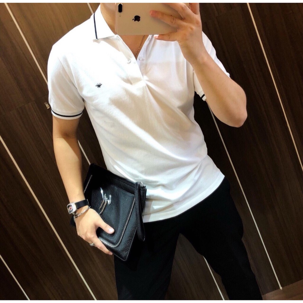 Áo Thun Nam CAO CẤP , Áo Polo NAM Cổ Bẻ Dáng Ôm Body VINETO | BigBuy360 - bigbuy360.vn