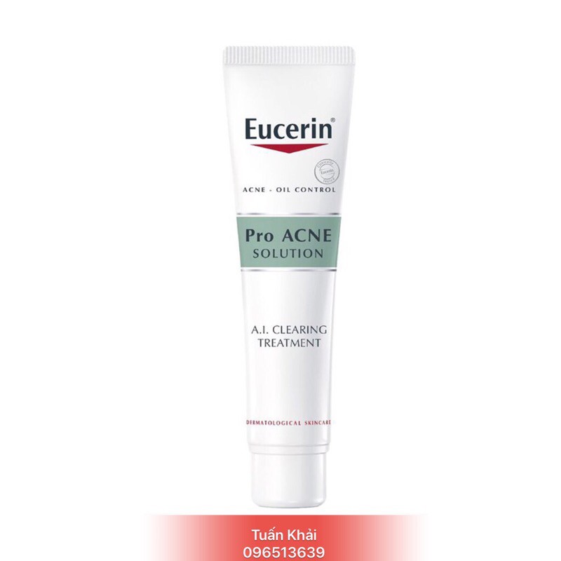 [Chính Hãng Tem Phụ Tiếng Việt] Eucerin Tinh Chất Giảm Mụn Proacne A.I Clearing Treatment 40ml