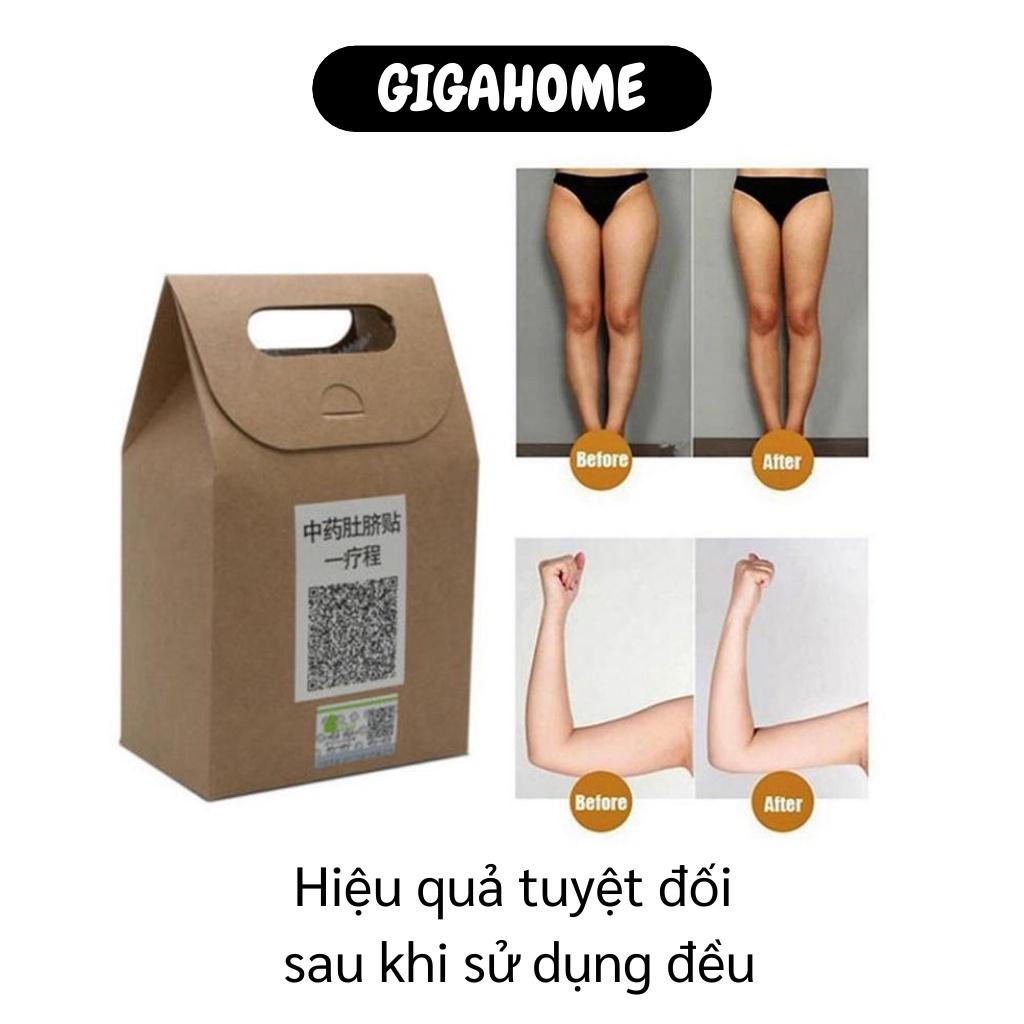 Miếng Dán Giải Độc Tố GIGAHOME Combo 40 Miếng Dán Tan Mỡ Bụng 6586