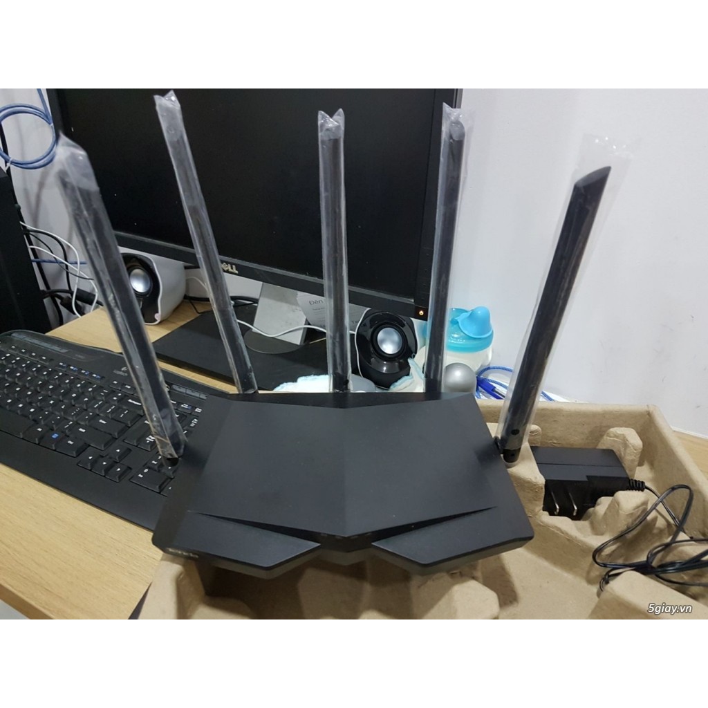 Bộ Phát Wifi Tenda AC7 5 Ăng Ten 6dbi Phát Wifi Chuẩn AC1200 | BigBuy360 - bigbuy360.vn