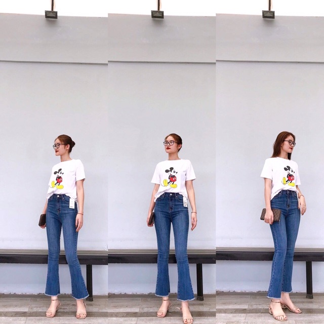 quần ông loe vnxk , quần jeans ống loe vnxk , quần pass vnxk