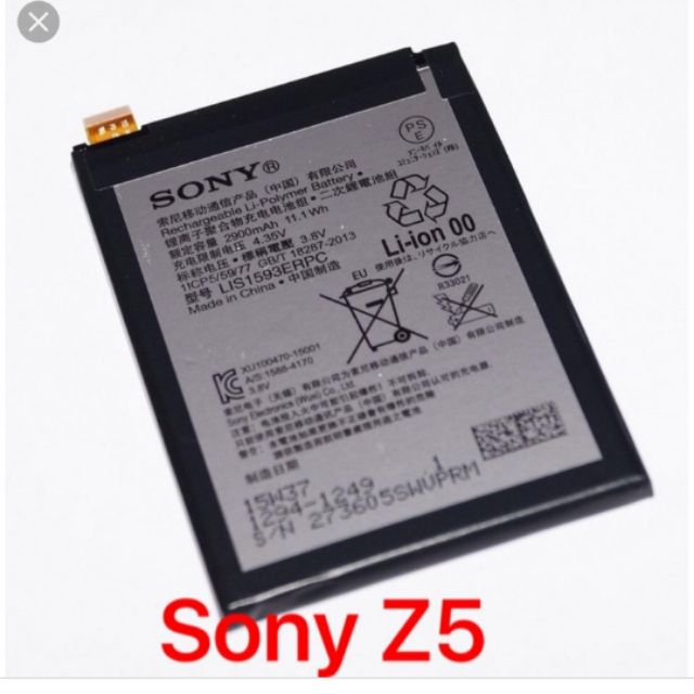 Pin thay Sony Z5 dung lượng 2900 mAh bảo hành 3 tháng