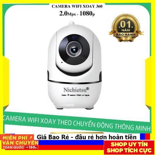 Camera Nichietsu Wifi NL69 xoay 360_1080P/ Thẻ nhớ 32G chính hãng