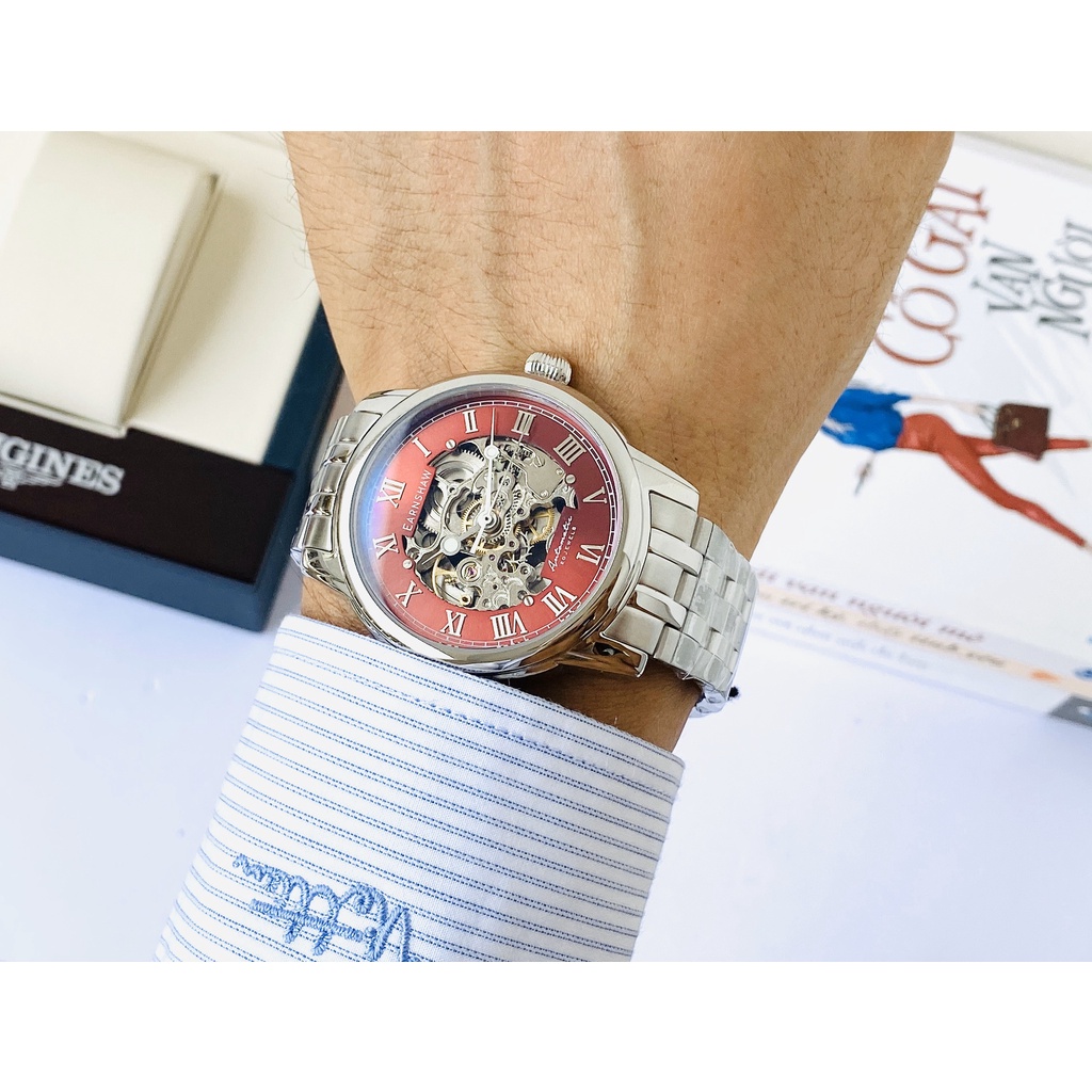 Đồng hồ nam Thomas Earnshaw Men's ES-8233-44 Longcase 42mm _ Red Dial.