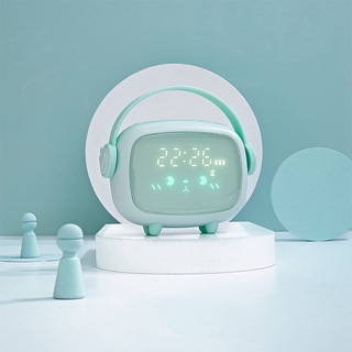 Smart Clock Children Sleeping Training LED Night Light Alarm Clock