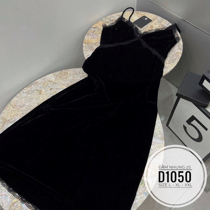 Bigsize Đầm nhung 2S D1050