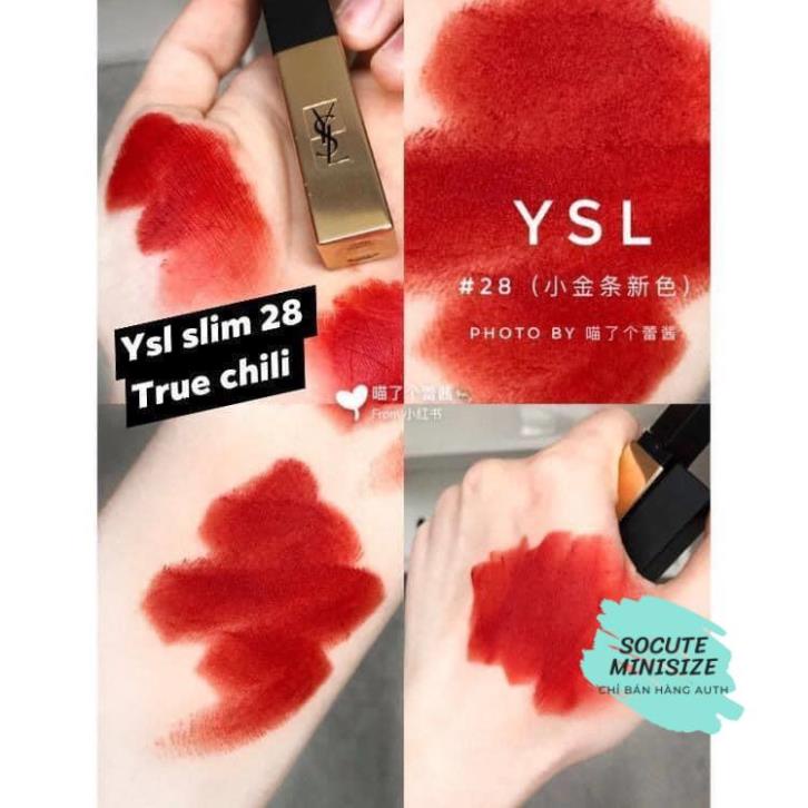 Son YSL The Slim 32 Rouge Rage - 28 True Chili - 30 Nudest Protest - Slim Glow Matte 212 - 110 - 21 - 17 Nude Antonym -