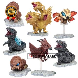 Set 7 Mô Hình Đồ Chơi Khủng Long Godzilla 3-9cm