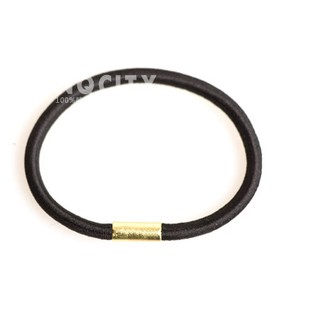 Set 10 Dây Cột Tóc Thun Đen sợi 4mm