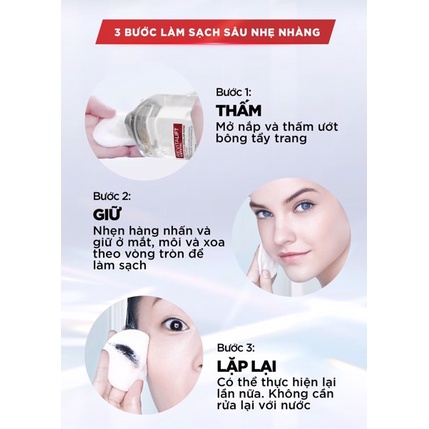 Nước Tẩy Trang Đa Năng 3-in-1 L'Oreal Paris Revitalift Crystal Purifying Micellar Kiềm Dầu Cho Làn Da Sáng Mịn 400ml