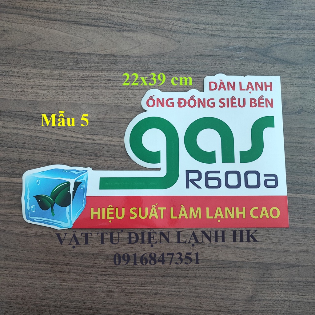 Tem decal dán tủ đông mát tủ kem sanaky - alaska decan trang trí